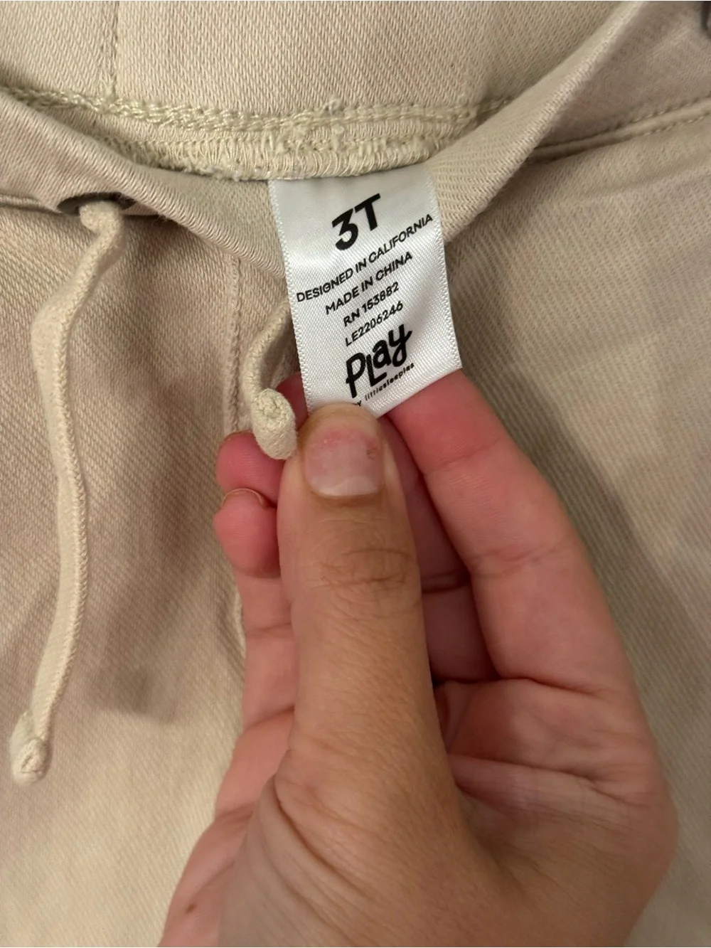Play by Little Sleepies Light Khaki Chino Shorts